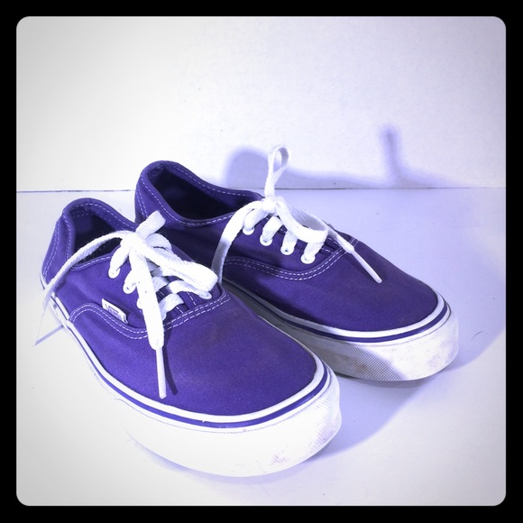 purple lace up vans